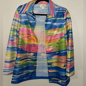 Vintage Watercolor Blazer